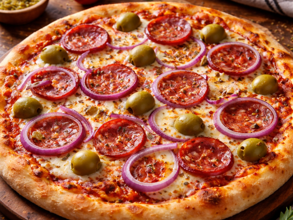 PIZZA DE SALAME